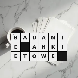 Hasło krzyżówkowe metoda badawcza oparta o pozyskiwanie danych za pomocą kwestionariuszy - badanie ankietowe – rozwiązanie, synonimy, podpowiedzi i definicje krzyżówkowe